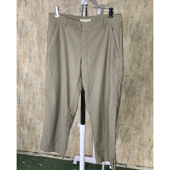 Royal Robbins Capri Pants Womens Sz 2 Olive Green Stretch Hiking Nylon Outdoors - Picture 1 of 13